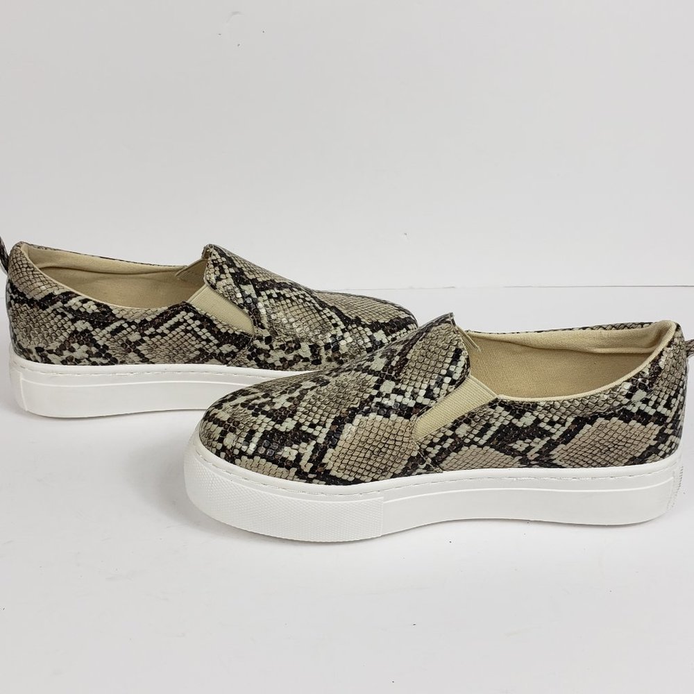 Women’s BAMBOO SNAKE PRINT FASHION SNEAKER SIZE 8 - Picture 5 of 9